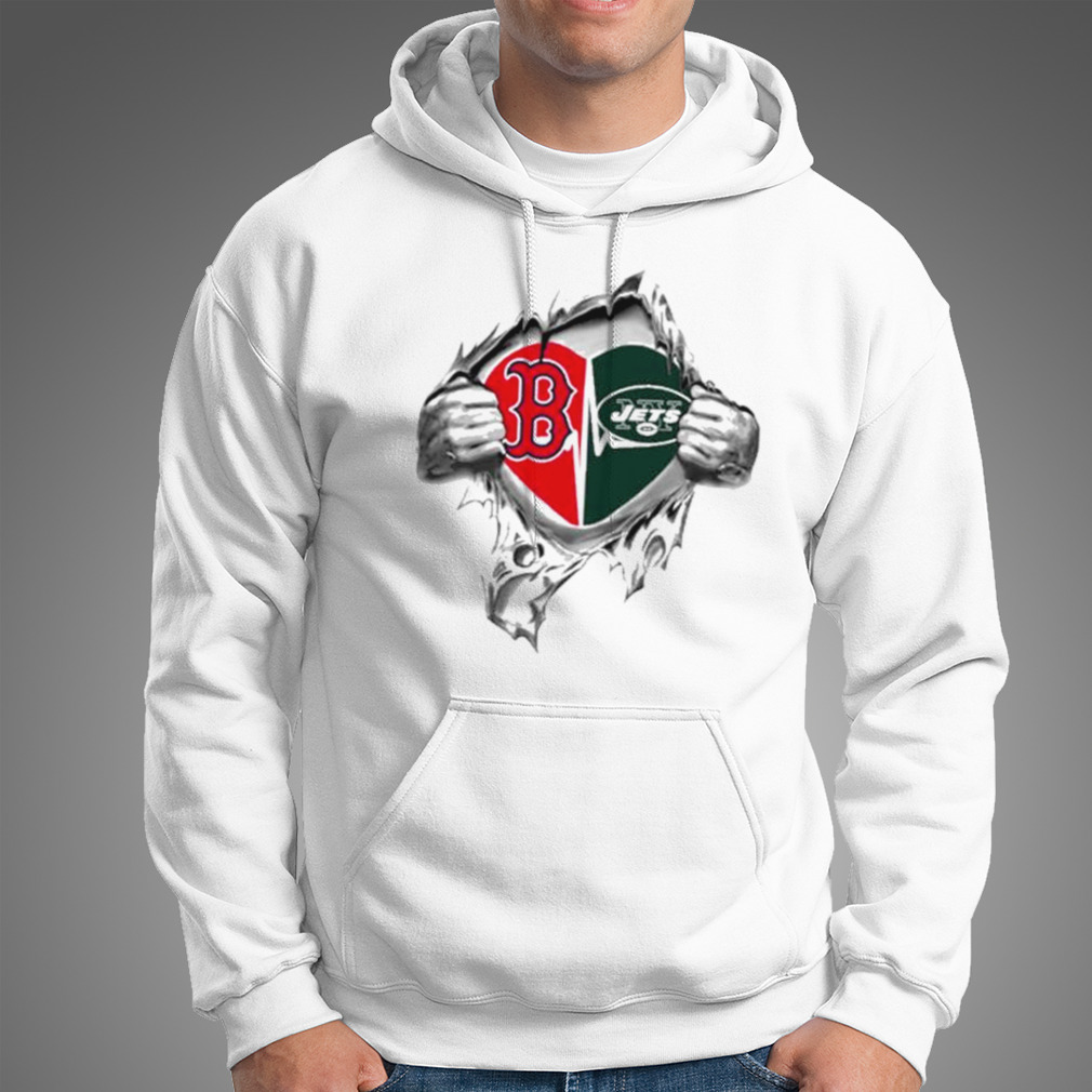 Blood Inside Me Boston Red Sox And New York Jets 2023 Shirt