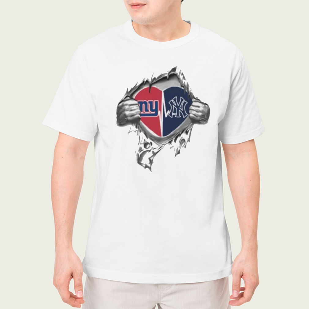 Blood Inside Me New York Giants And New York Mets 2023 Shirt