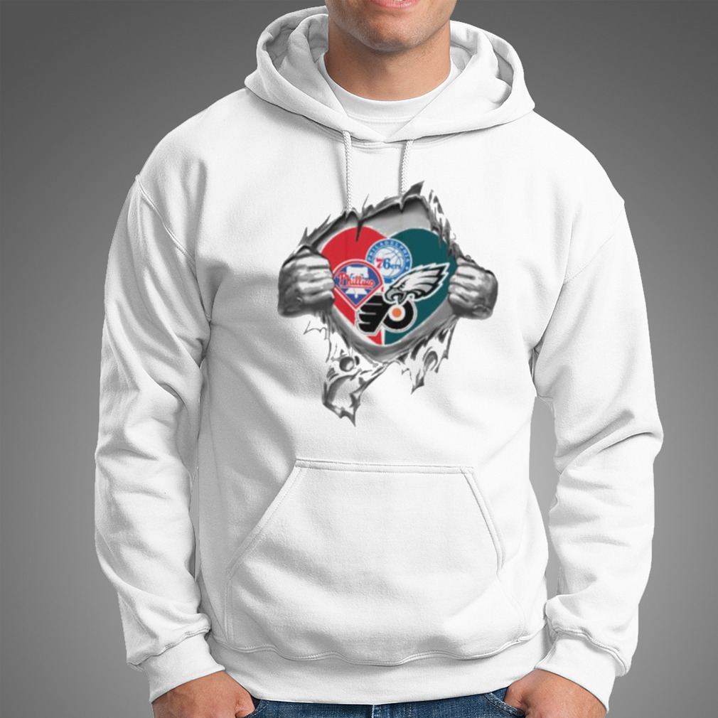 Blood Inside me Superman Philadelphia Eagles shirt, hoodie, sweater, long  sleeve and tank top