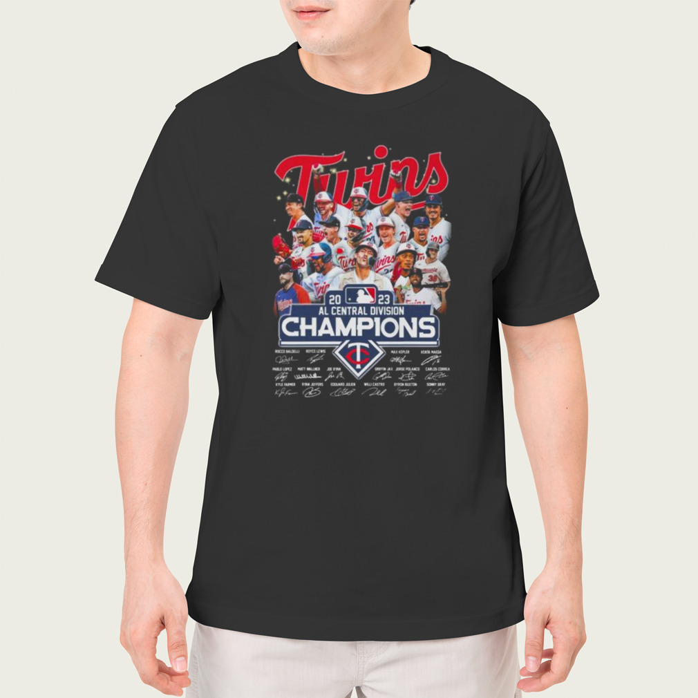 2023 Al Central Division Champions Minnesota Twins shirt - Guineashirt  Premium ™ LLC