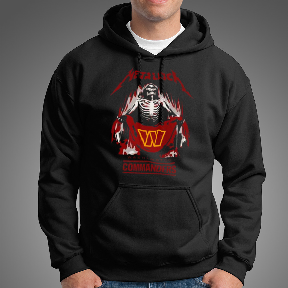 Design metallica Collab Washington Commanders T-Shirt, hoodie