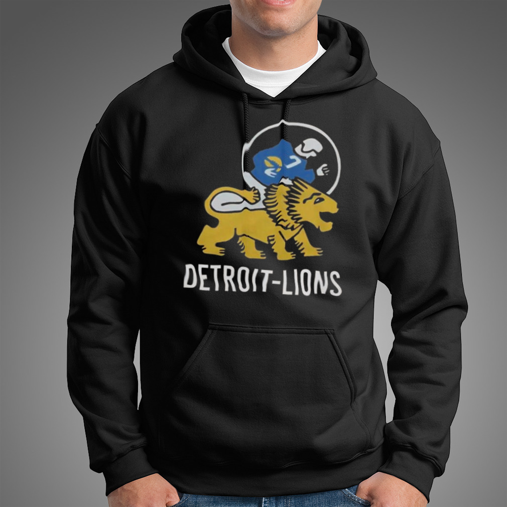 Nfl Team Detroit Lions '52 Homage Tri Blend Shirt