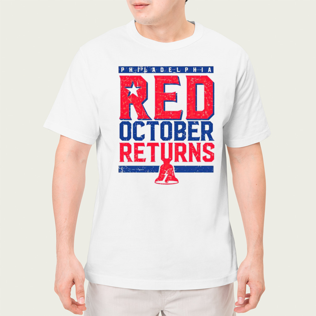 Philadelphia red October returns shirt