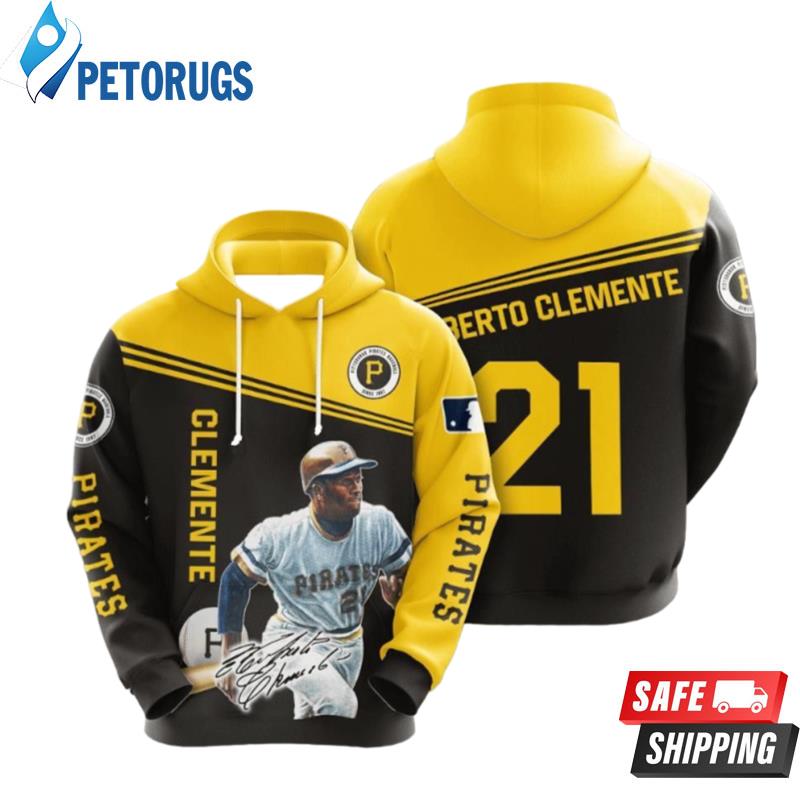 Pittsburgh Pirates And Roberto Clemente 3D Hoodie For Men Over Printed  Hoodie - T-shirts Low Price