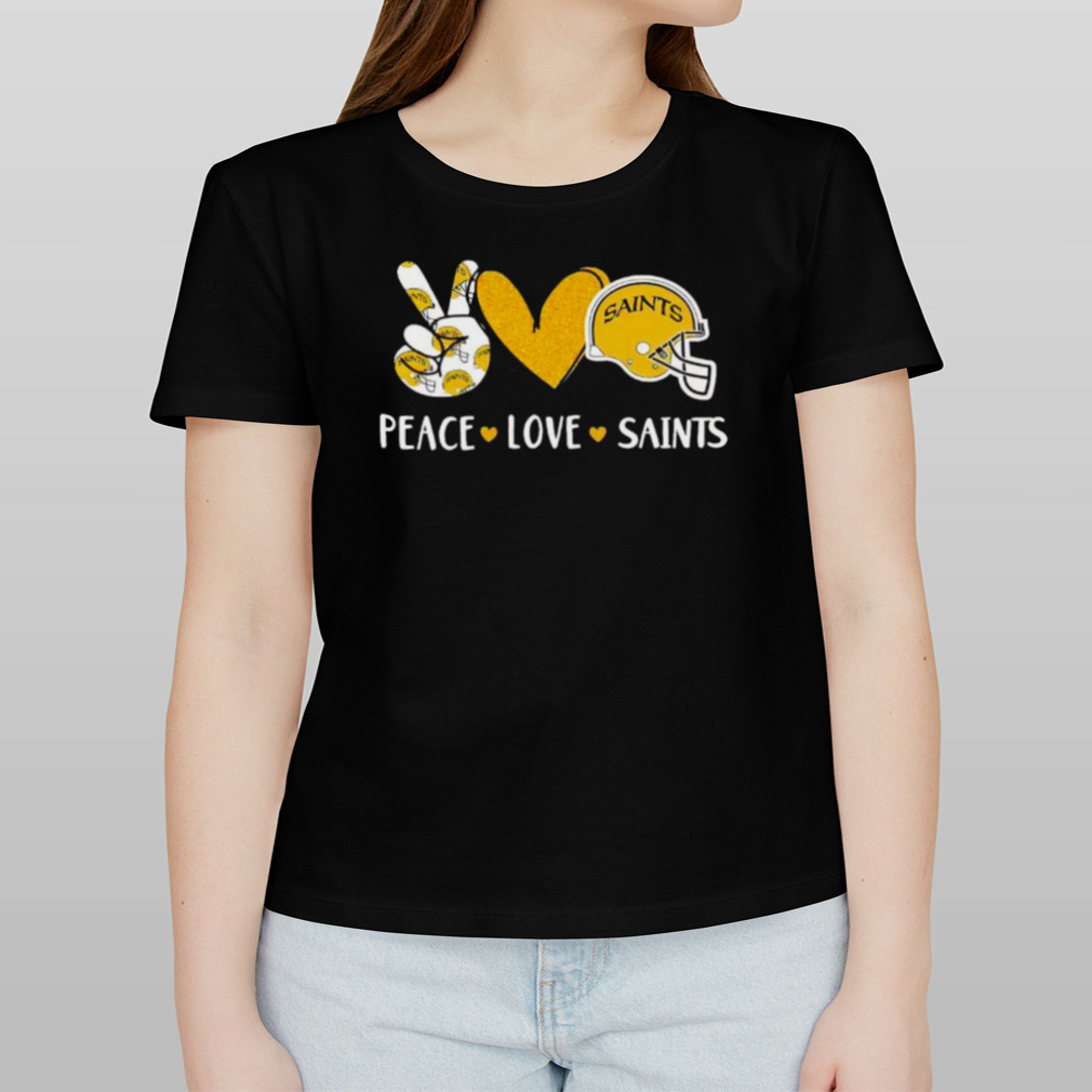 Peace love New Orleans Saints shirt - Wow Tshirt Store Online