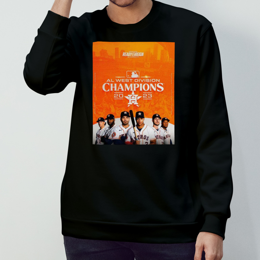 Mlb Houston Astros Champs Al West Division Champions 2023 Poster T