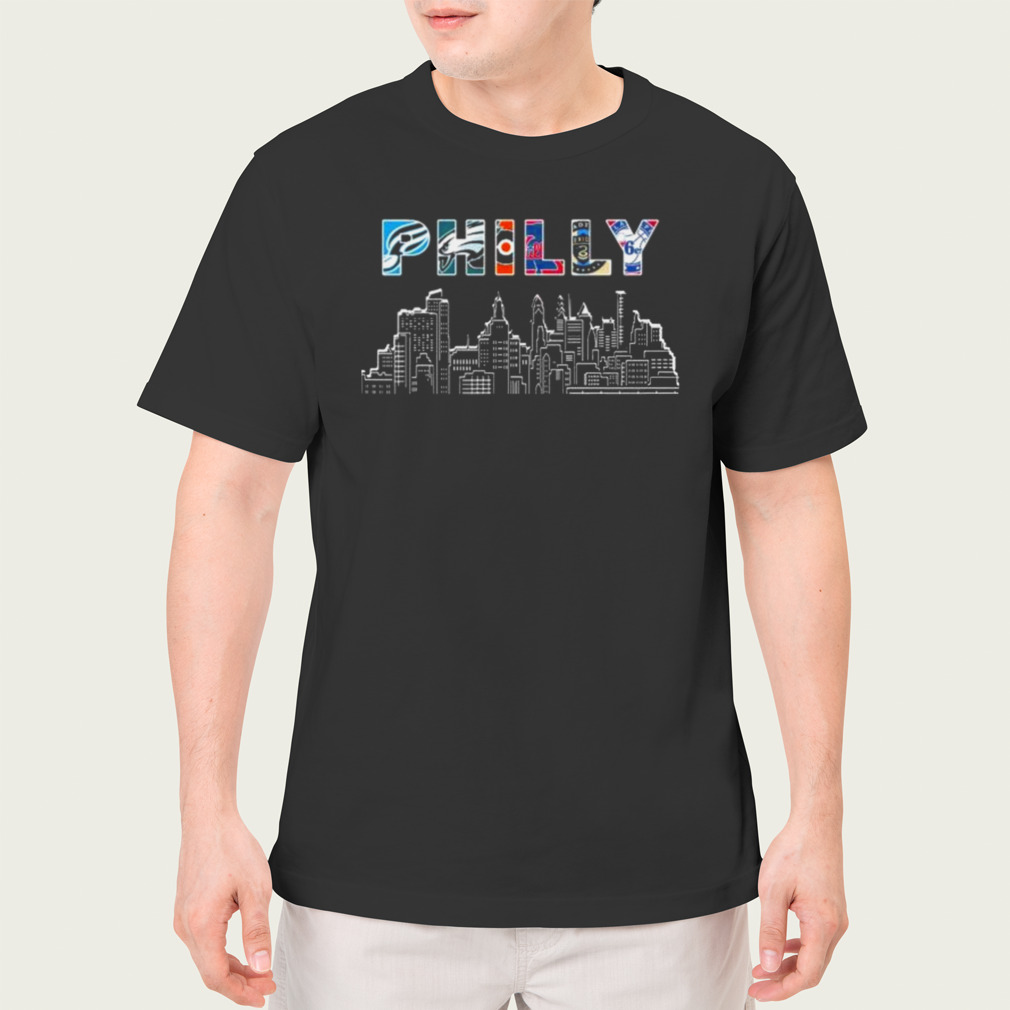 Philly Team Sports Skyline 2023 shirt