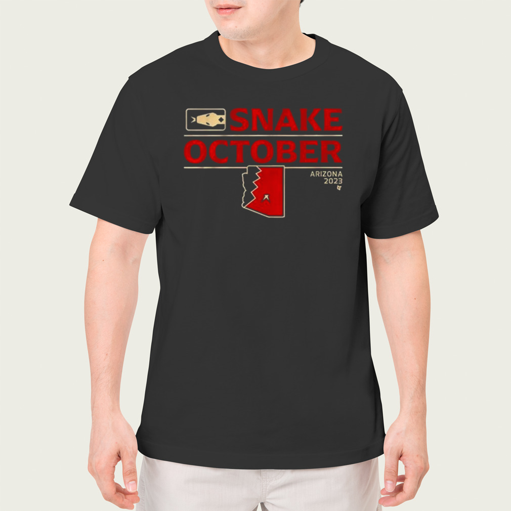 Snake October Arizona Diamondbacks 2023 T-shirt