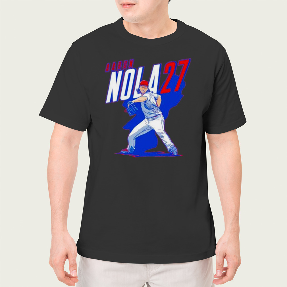 Aaron Nola Name And Number Mlbpa Shirt