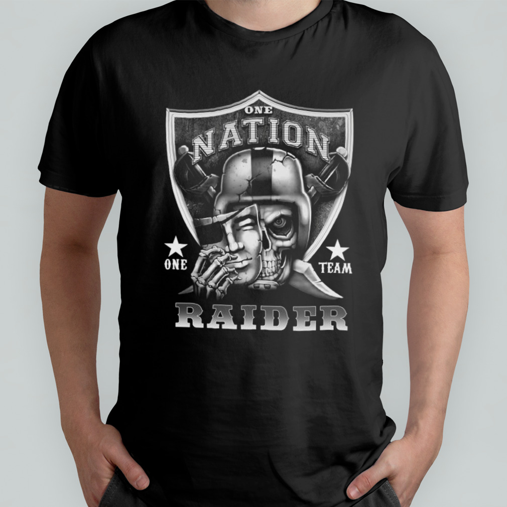 Skull mask las vegas raiders shirt