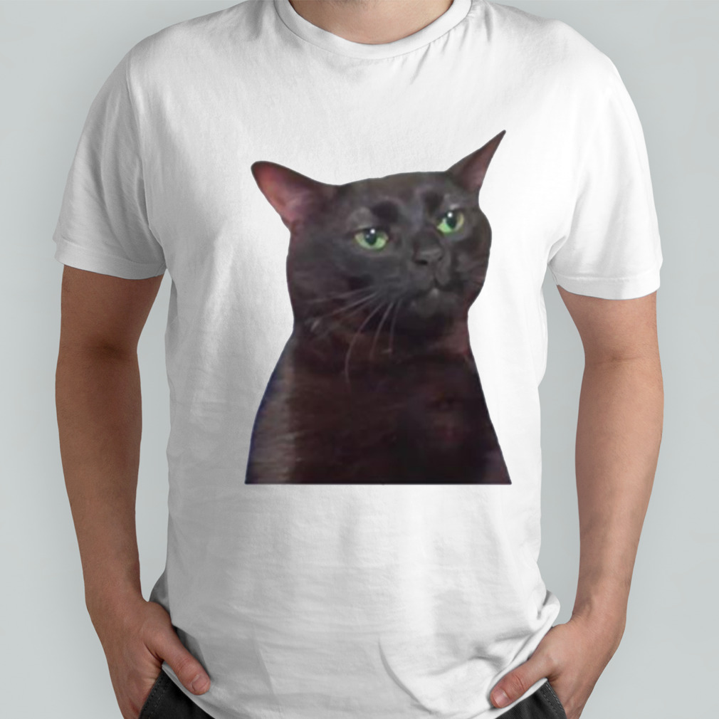 Zoned Out Cat Black Cat shirt