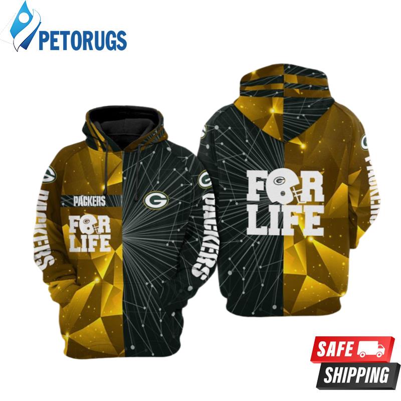 NFL Green Bay Packers Dark Green Gold Camo 3D Pullover Hoodie For Fans -  Freedomdesign