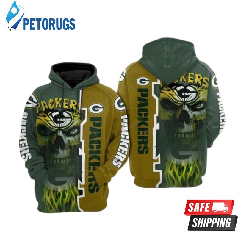 Green Bay Packers Nfl Football Smoke Deer 3D Hoodie Sweatshirt For Fans -  T-shirts Low Price