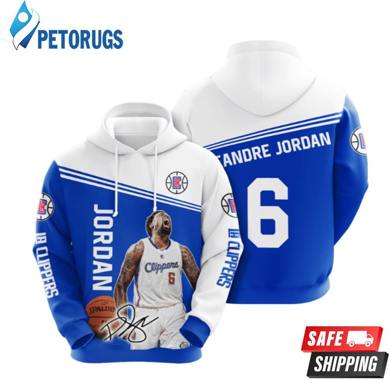 Los Angeles Clippers Deandre Jordan 3D Hoodie