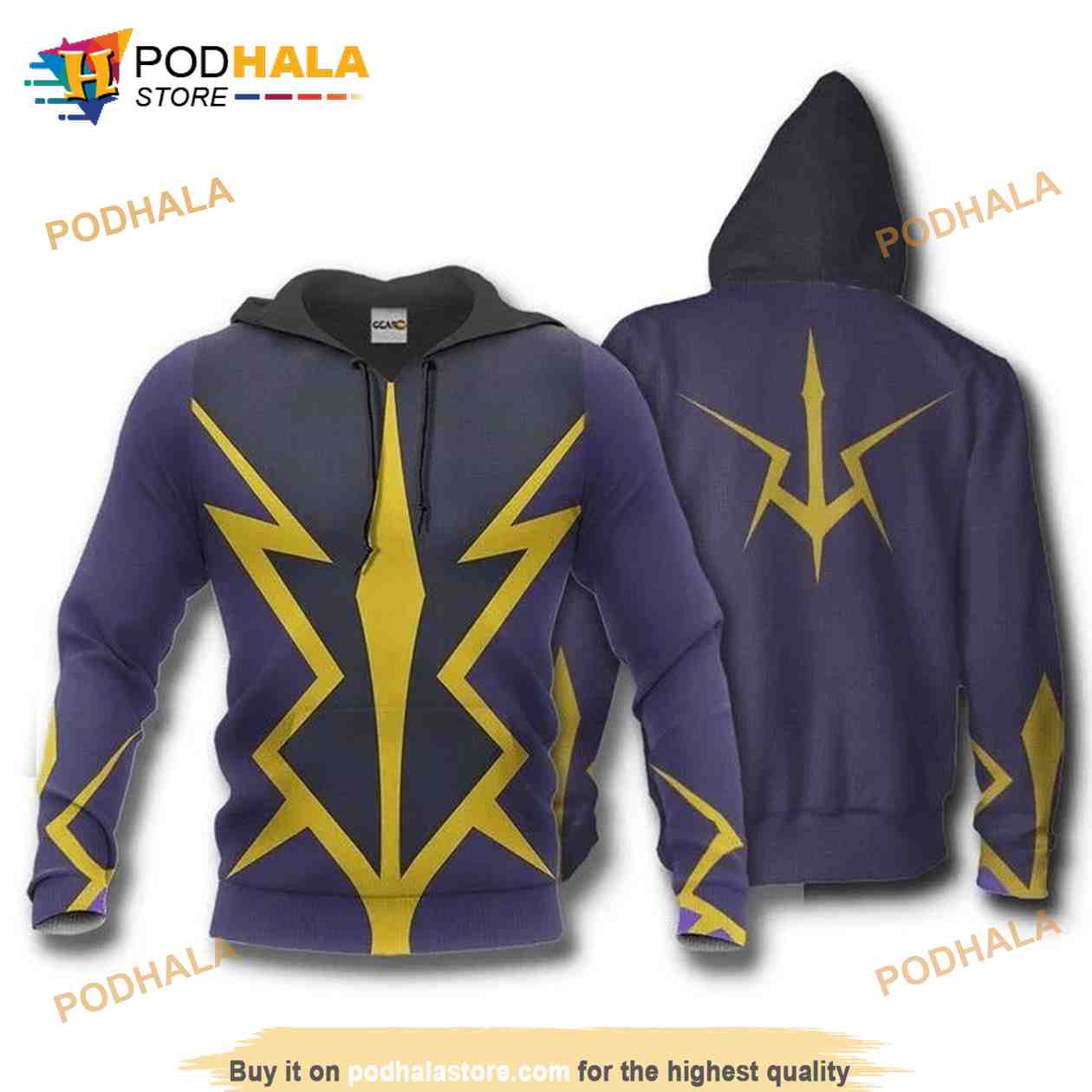 Zero Lelouch Code Geass Lelouch Of The Rebellion Anime Manga 3D Hoodie - Bring Your Ideas, Thoughts And Imaginations Into Reality Today