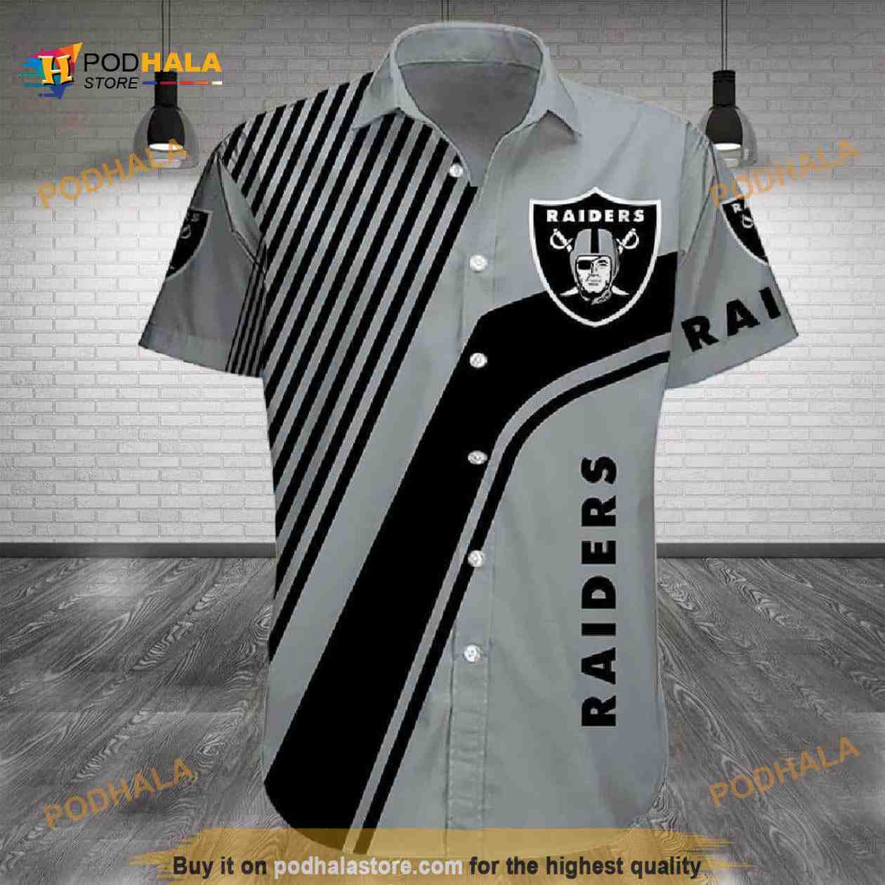 Oakland Las Vegas Raiders Funny Hawaiian Shirt For Men - Bring Your Ideas,  Thoughts And Imaginations Into Reality Today
