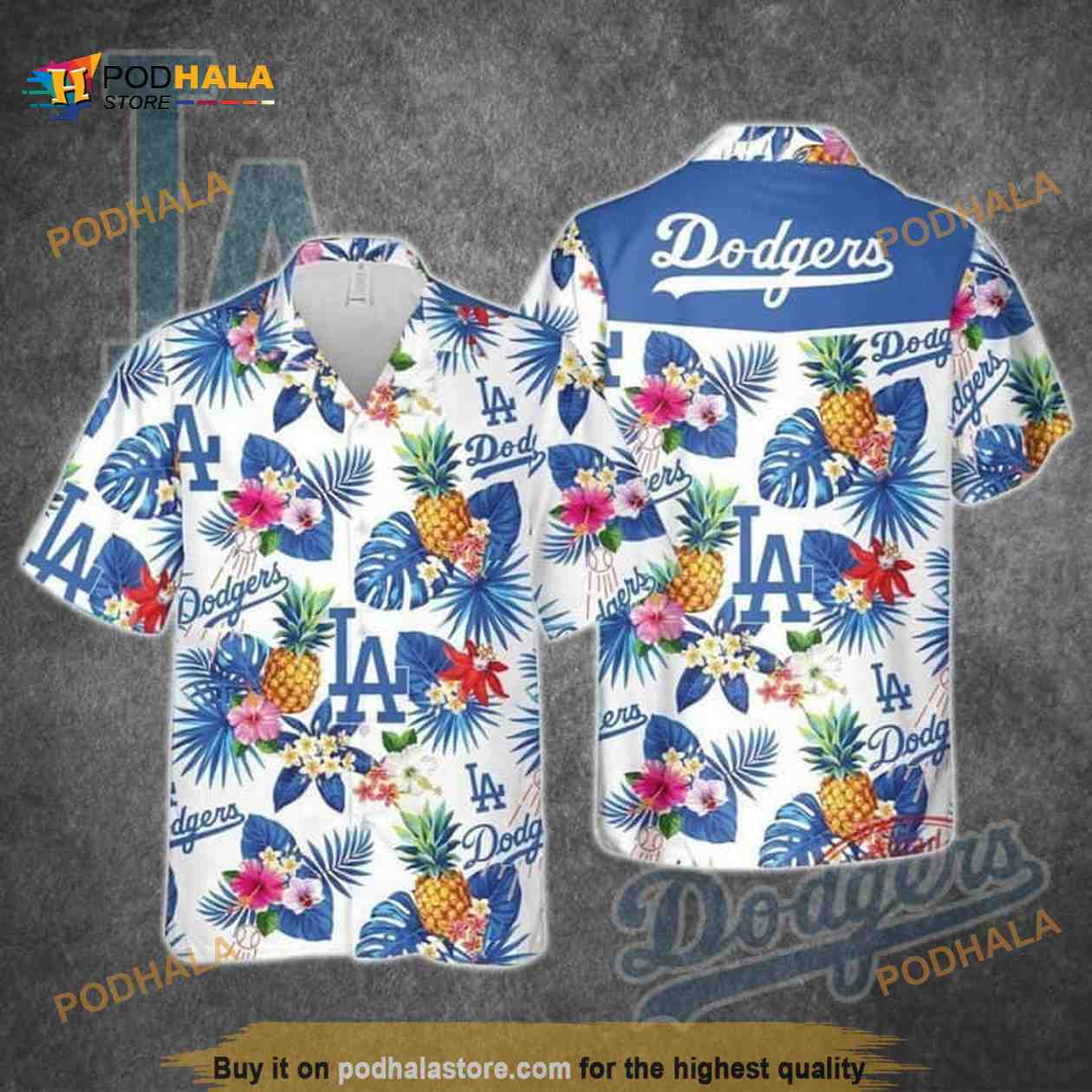 Personalized Los Angeles Dodgers MLB Flower Pineapple Summer Baseball Hawaiian  Shirt - Bring Your Ideas, Thoughts And Imaginations Into Reality Today