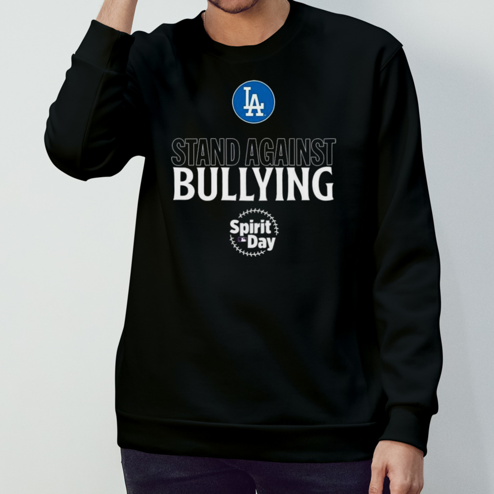 Premium Los Angeles Dodgers Spirit day stand against bullying shirt -  NemoMerch