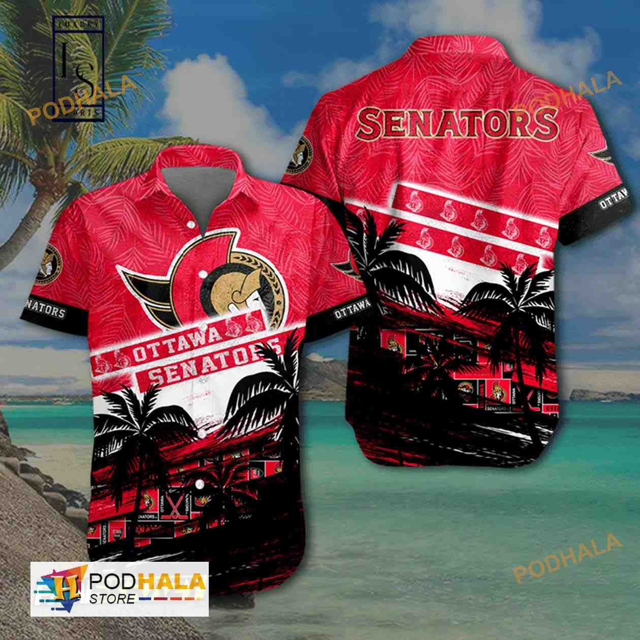 Ottawa Senators NHL Hawaiian Shirt Ice Cream Seasontime Aloha Shirt -  Trendy Aloha