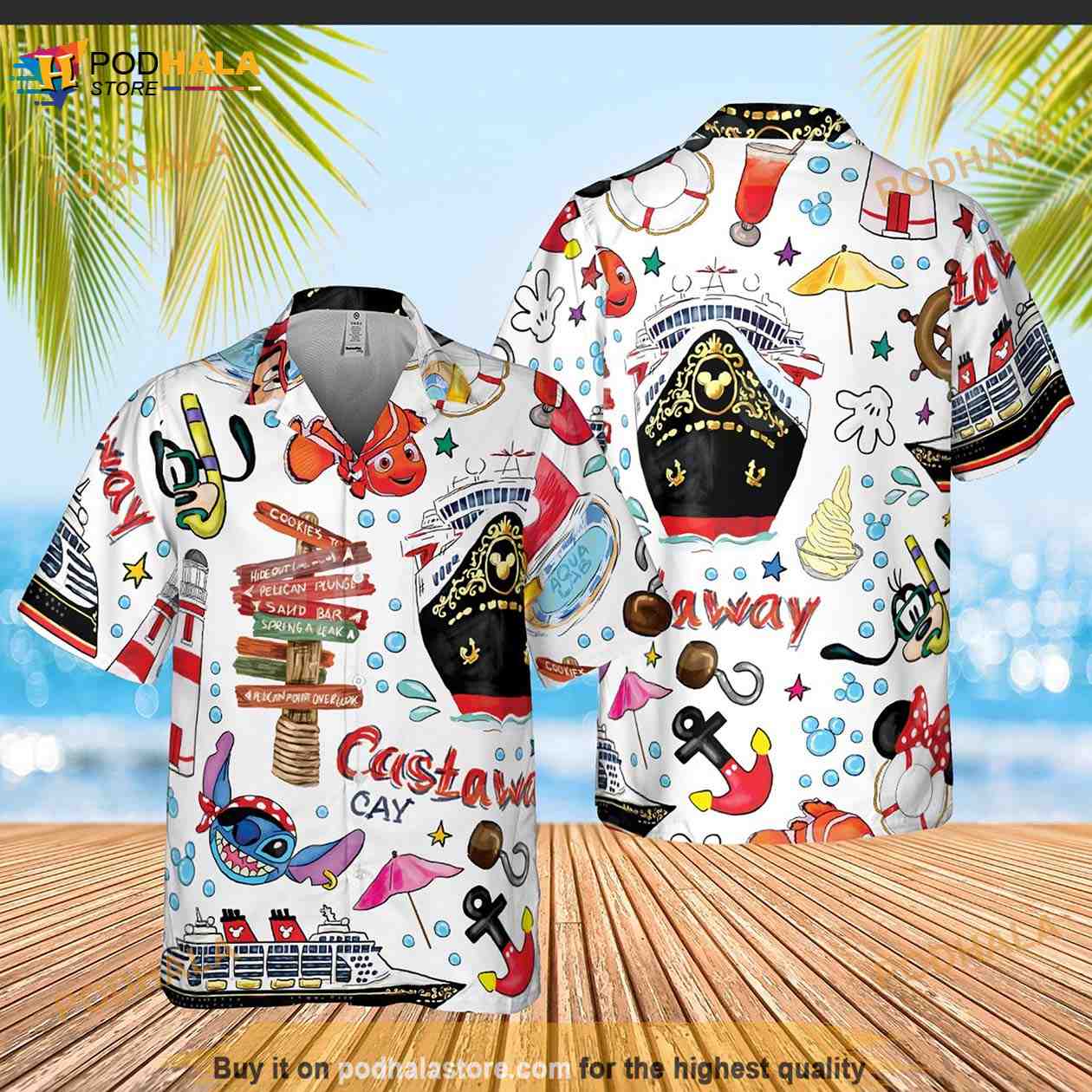 Disney Pirates of Caribbean Hawaiian Shirt, Mickey And Friends Button Shirt  - Bring Your Ideas, Thoughts And Imaginations Into Reality Today