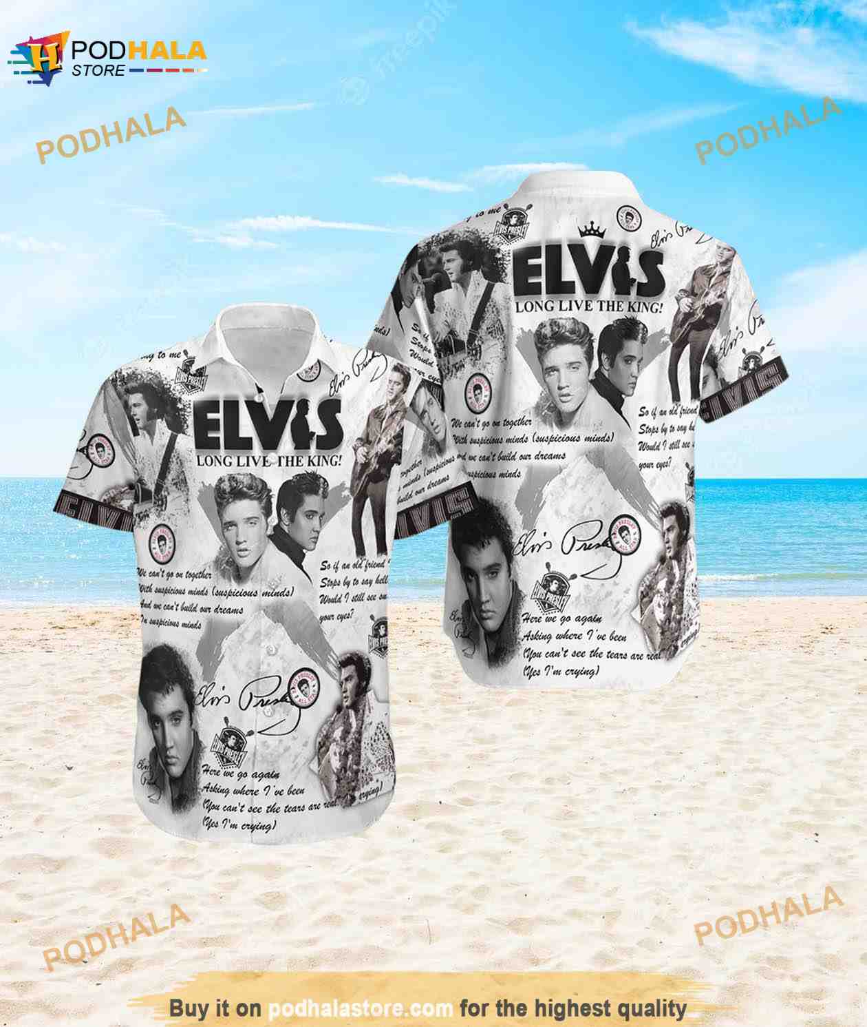 Elvis Presley Aloha Hawaiian Shirt, Elvis Hawaiian Shirt, Aloha Summer Shirt - Bring Your Ideas, Thoughts And Imaginations Into Reality Today