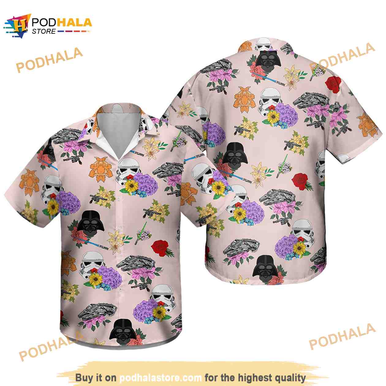 Star Wars Darth Vader Hawaii Shirt, Star War Storm Trooper Flower Aloha  Shirt - Bring Your Ideas, Thoughts And Imaginations Into Reality Today