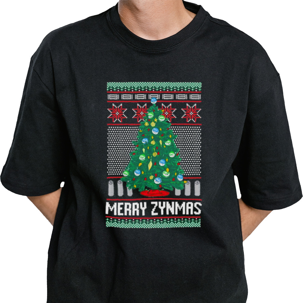 Zyn tree merry zynmas Ugly Christmas shirt