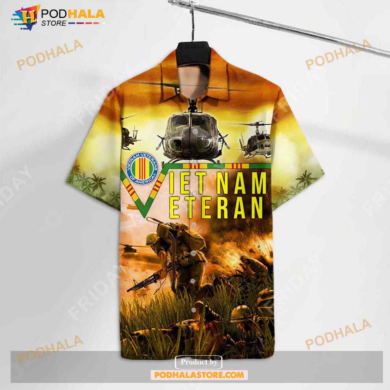 Vietnam Veteran Vietnam War Veteran In America Aloha Funny Hawaiian Shirt - Bring Your Ideas, Thoughts And Imaginations Into Reality Today
