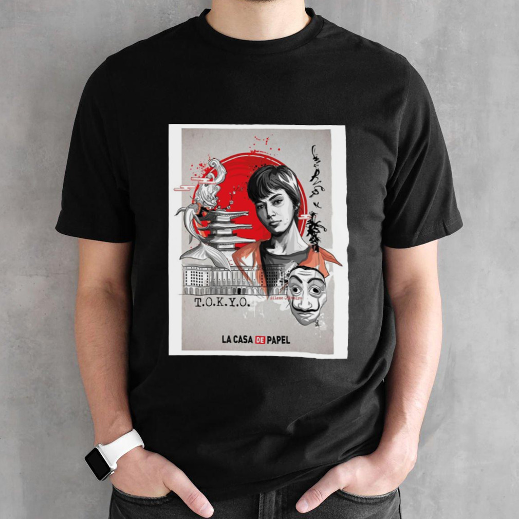 The Tokyo De Papel Vintage Money Heist Japanese Style Unisex T