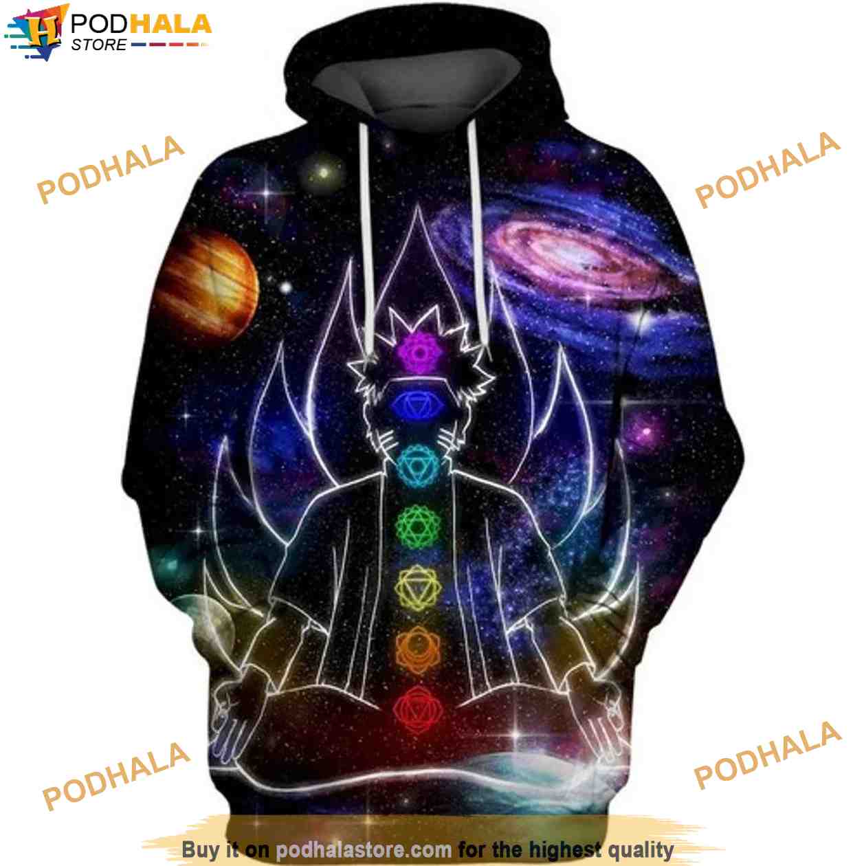 Naruto Lovers Galaxy Pattern 3D Hoodie, Gifts For Naruto Lovers - Bring Your Ideas, Thoughts And Imaginations Into Reality Today