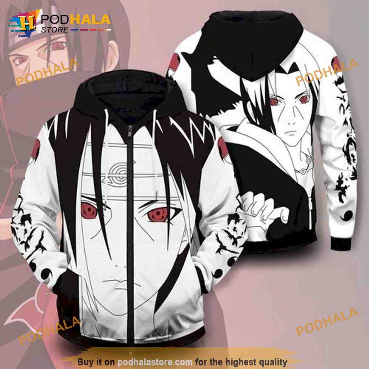Naruto Lovers Uchiha Itachi 3D Hoodie, 3D Sweatshirt - Bring Your Ideas, Thoughts And Imaginations Into Reality Today