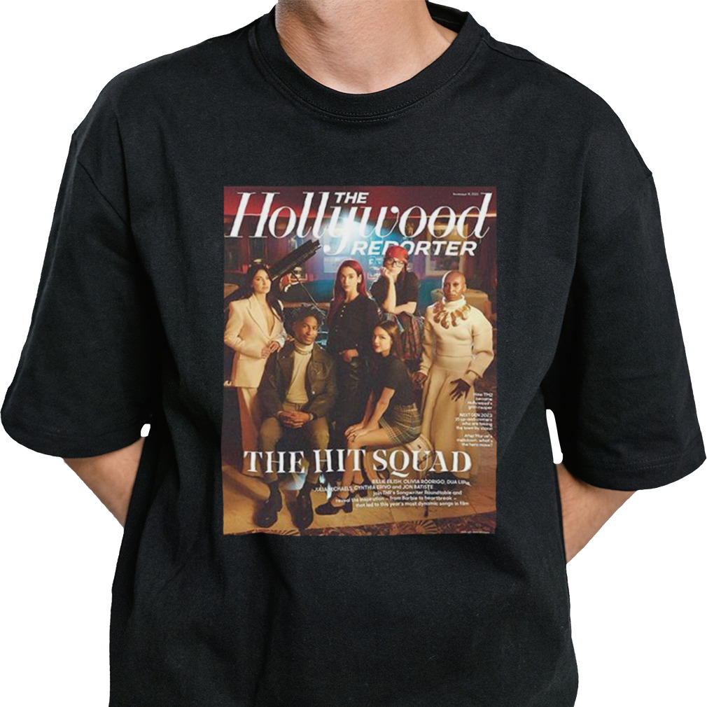The Hollywood Reporter The Hit Squad Billie Eilish Olivia Rodrigo Dua Lipa 2023 T-Shirt