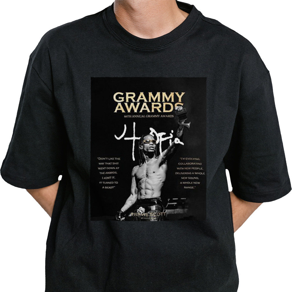 Travis Scott Deserved 66th Annual Grammy Awards UTOPIA T-Shirt