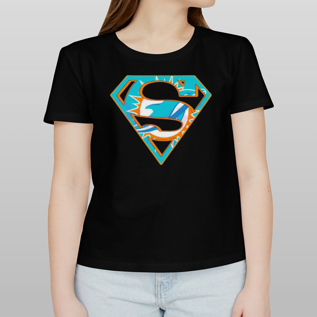 Superman miami dolphins clearance shirt