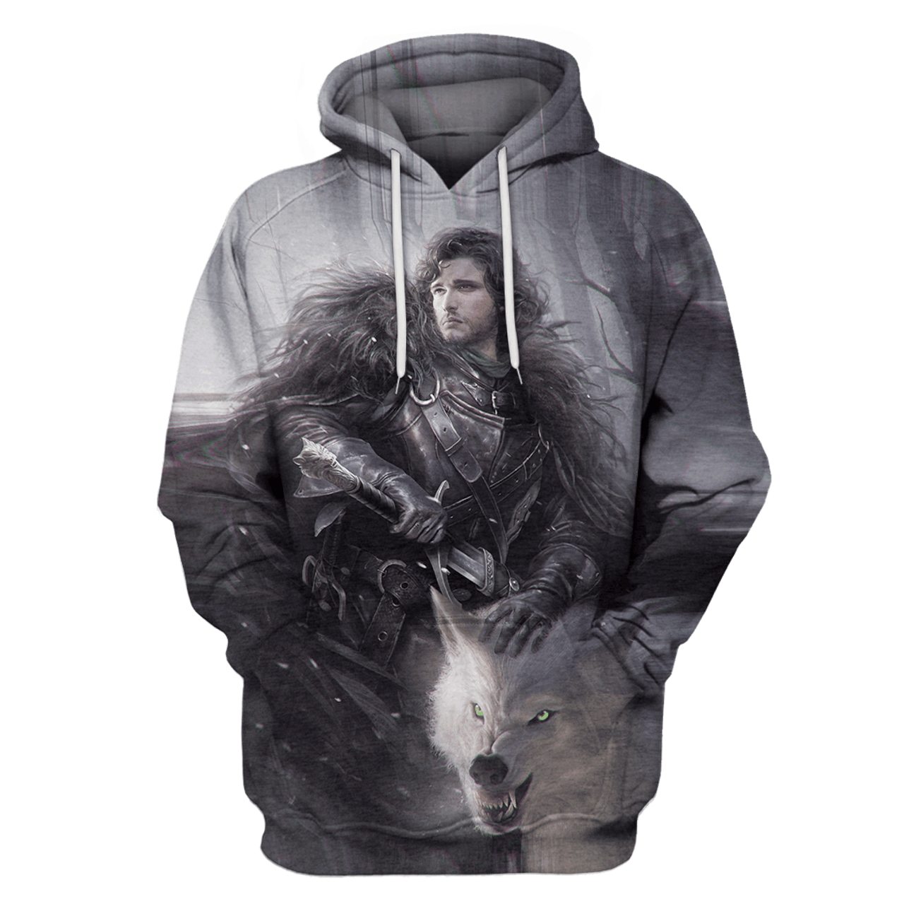 HickVibes Game Of Thrones B4839 3D Pullover Printed Over Unisex Hoodie