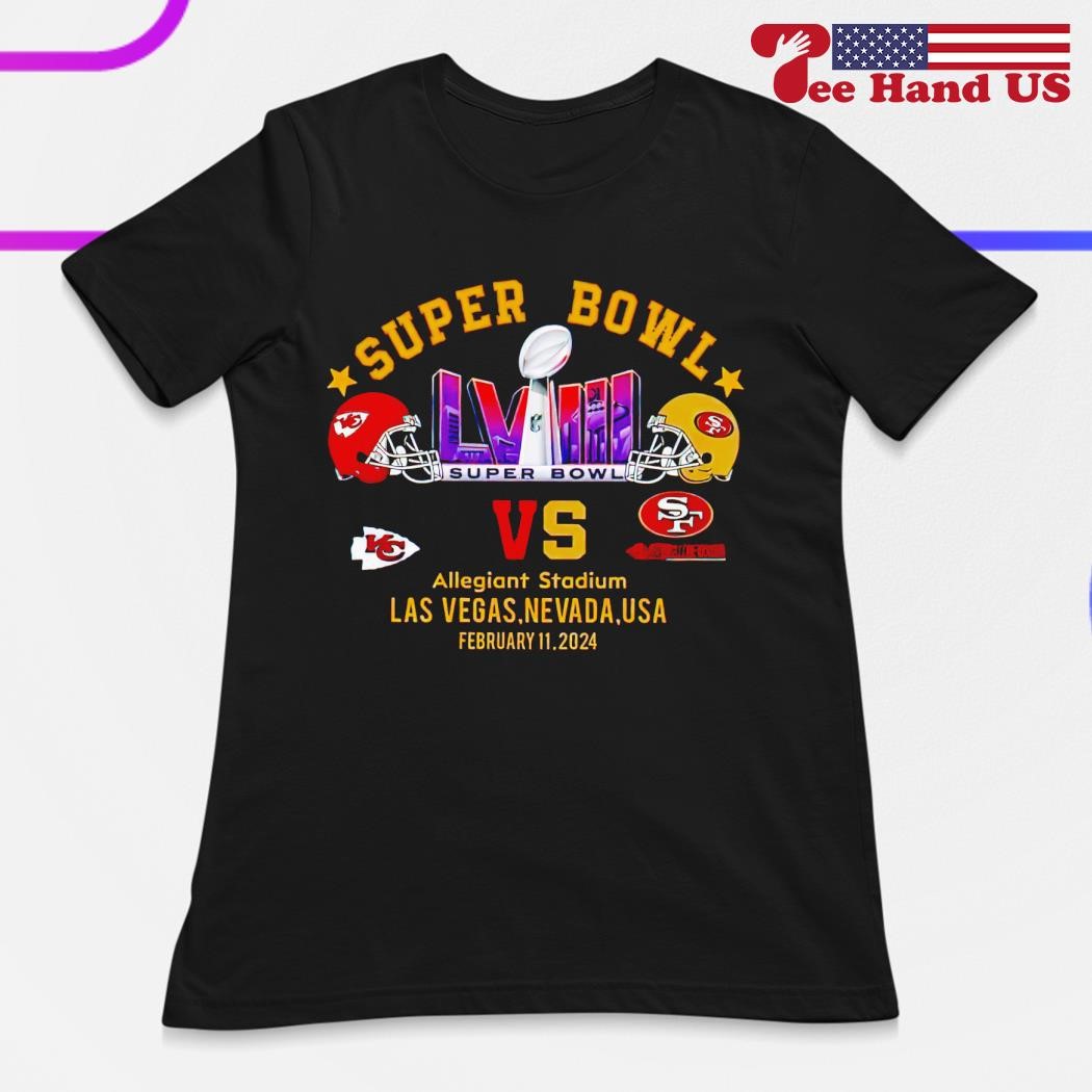 Kansas City Chiefs Vs San Francisco 49ers Super Bowl Allegiant Stadium shirt