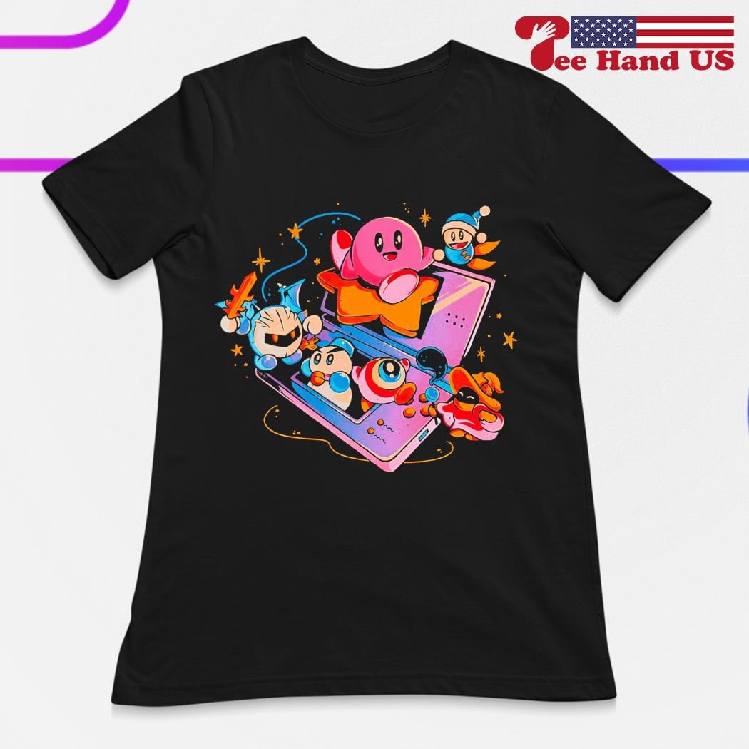 Kirby Pink Blob Game shirt