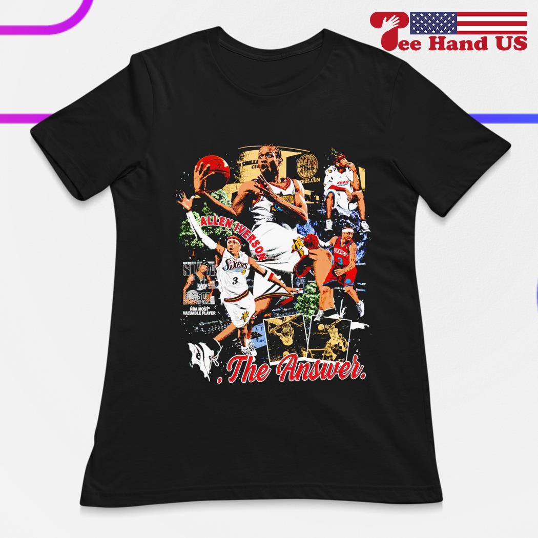 Men's Allen Iverson Philadelphia 76ers The Answer shirt