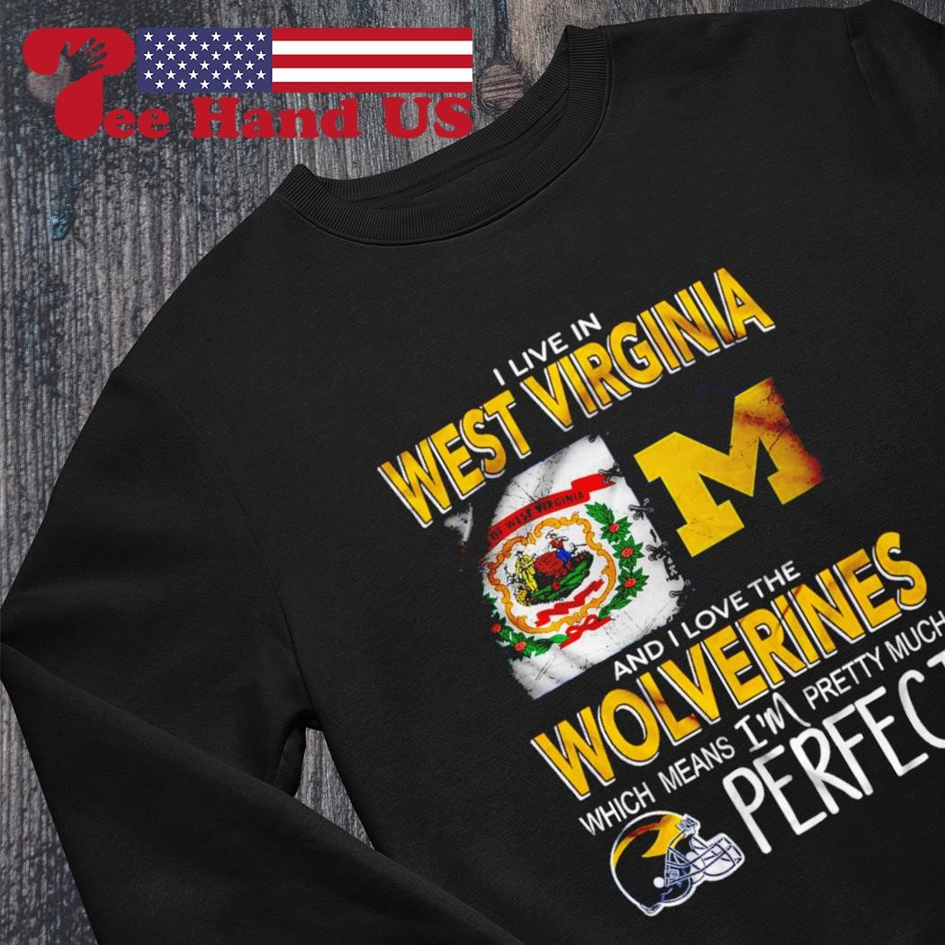 I live in West Virginia and I love the Wolverines which means I'm pretty much perfect shirt