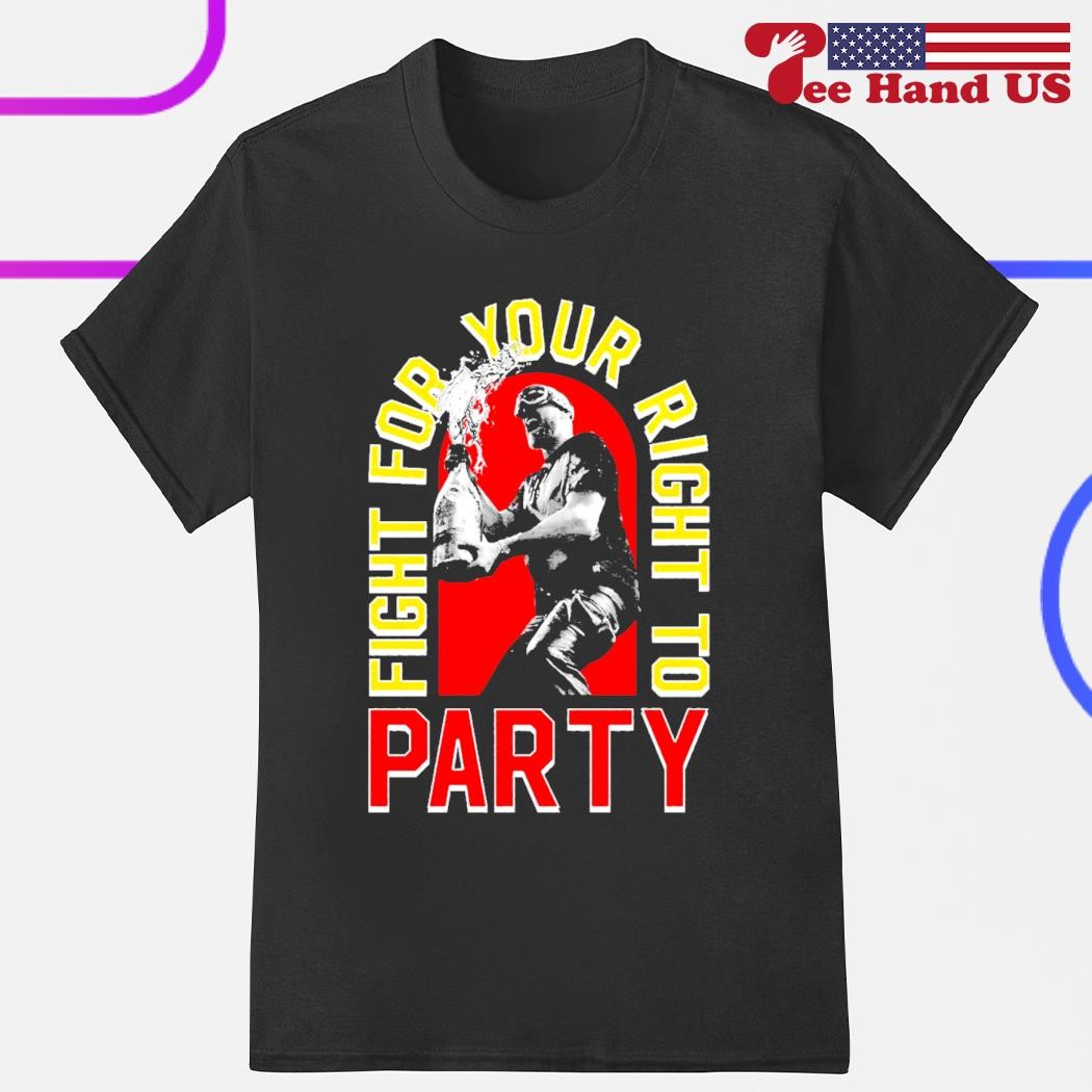 Men's Travis Kelce fight for your right to party shirt
