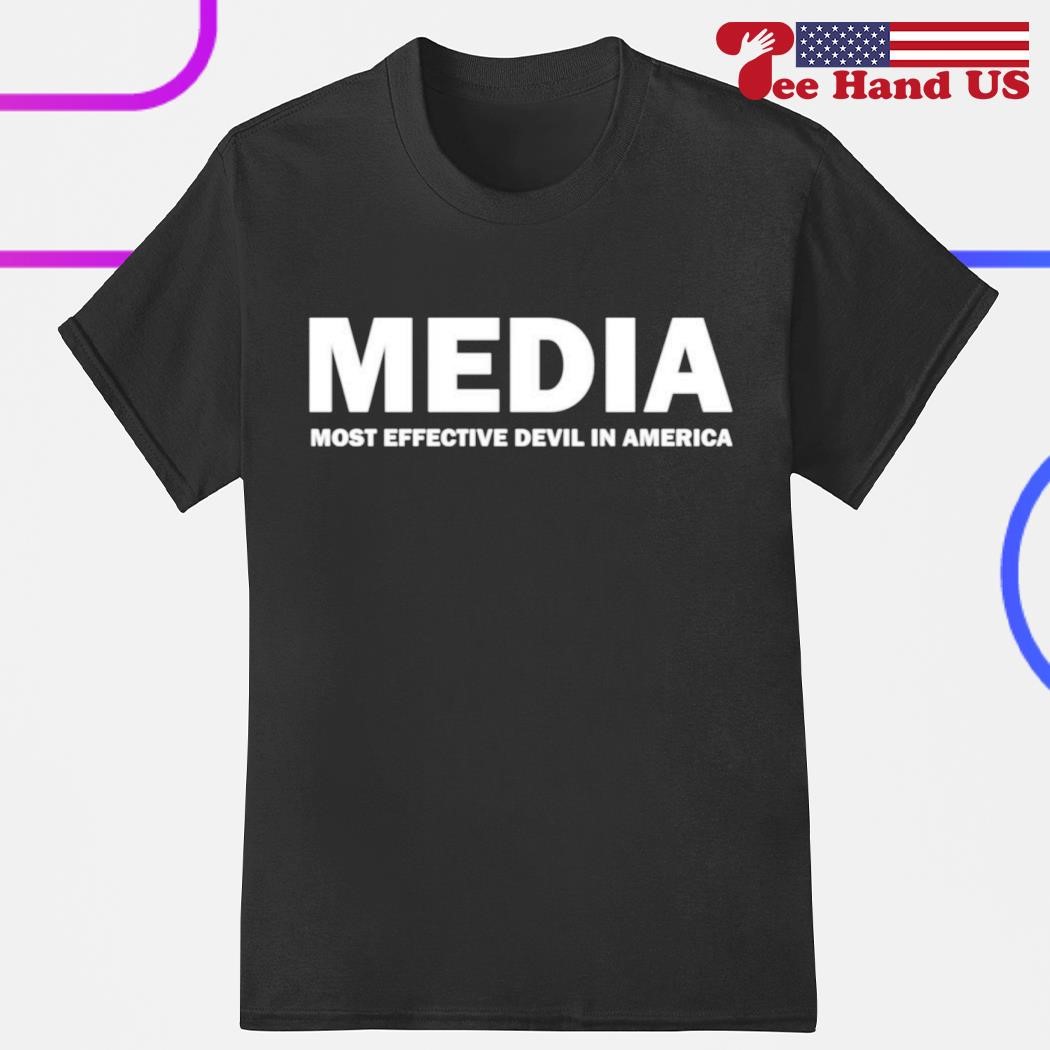 Men's media most effective devil in America shirt