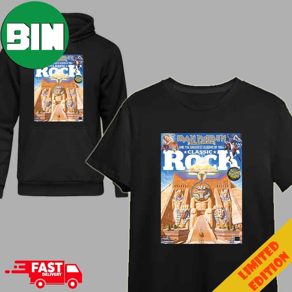 Iron Maiden Powerslave At 40 And The Greatest Albums Of 1984 Classic Rock T-Shirt Hoodie