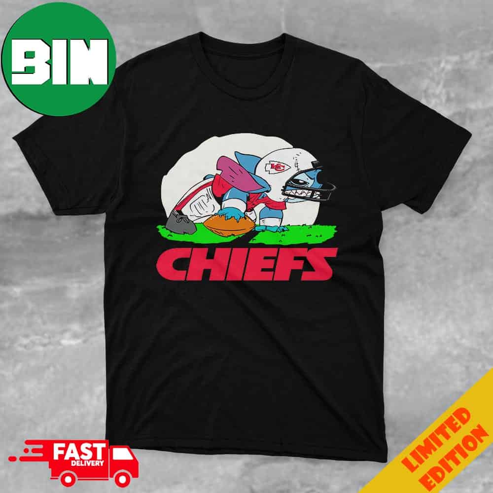 Kansas City Chiefs x Angry Stitch Funny Champions Of Super Bowl LVIII 2023-2024 Is Chiefs Congrats Winner NFL Playoffs Merchandise Unisex T-Shirt
