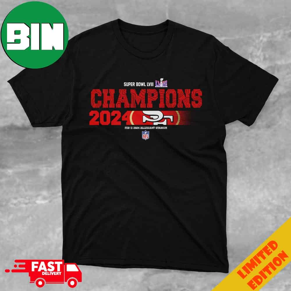 Super Bowl LVIII 2023-2024 Is San Francisco 49ers NFL Playoffs Merchandise Logo Unisex T-Shirt