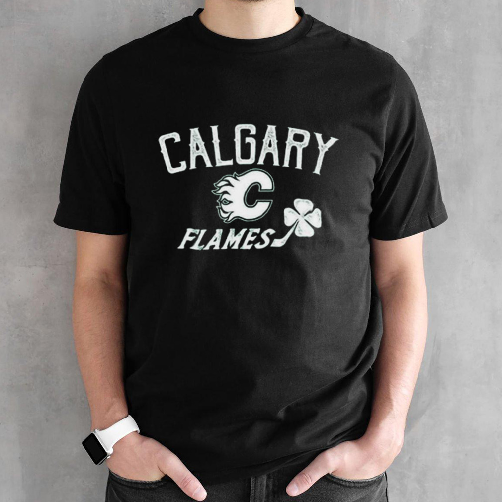 Calgary Flames Levelwear St. Patrick’s Day Richmond Clover T Shirt