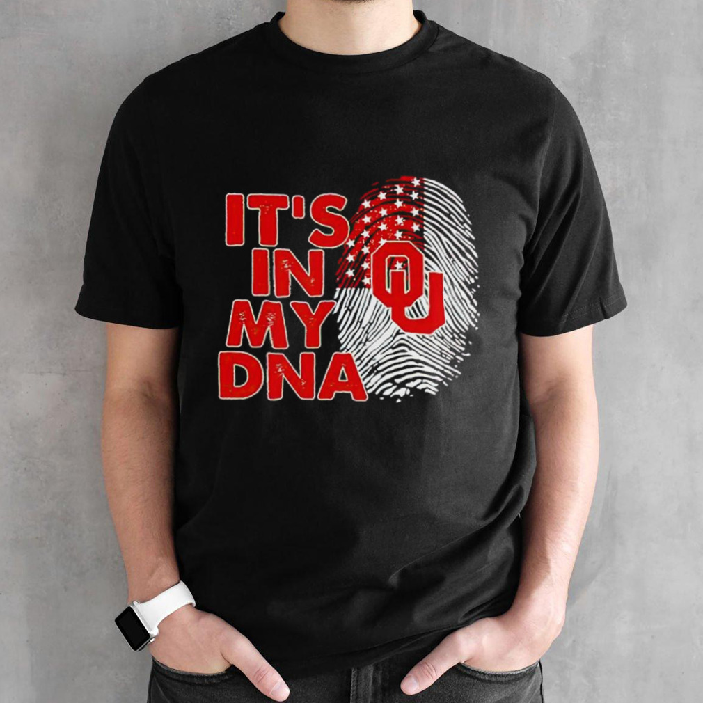 Oklahoma Sooners It’s In My DNA Fingerprint shirt