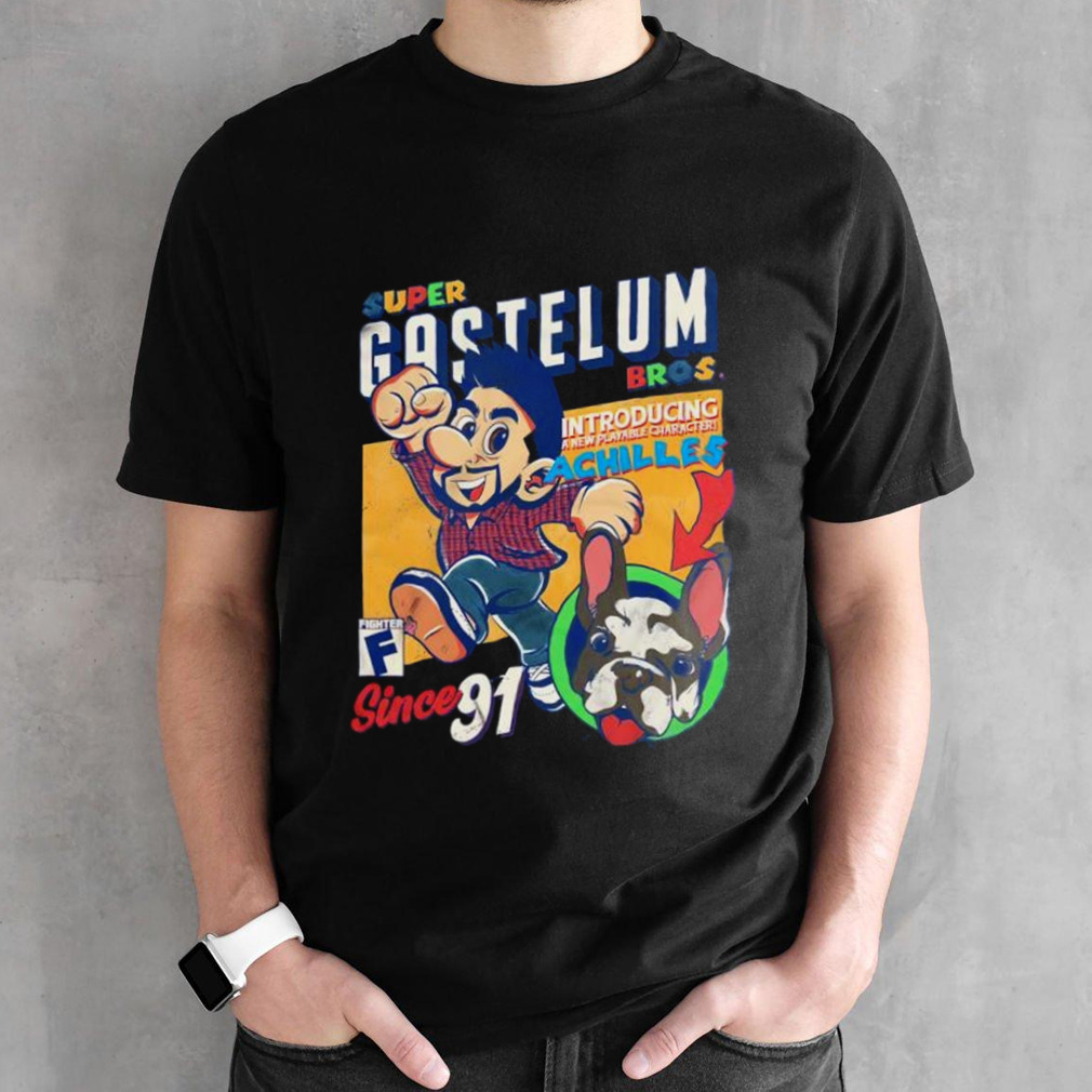Super Gastelum Bros introducing a new playable characteri achilles shirt