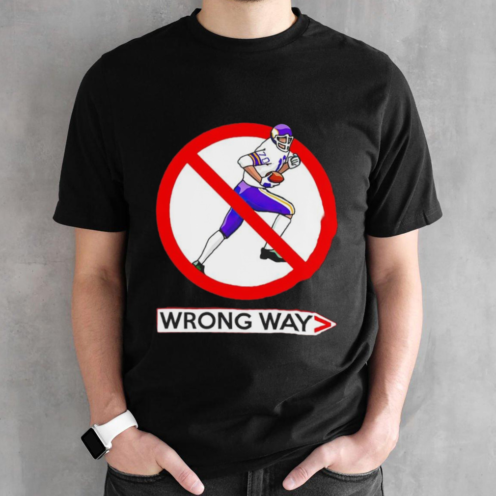 Minnesota Vikings Jim Marshall wrong way shirt