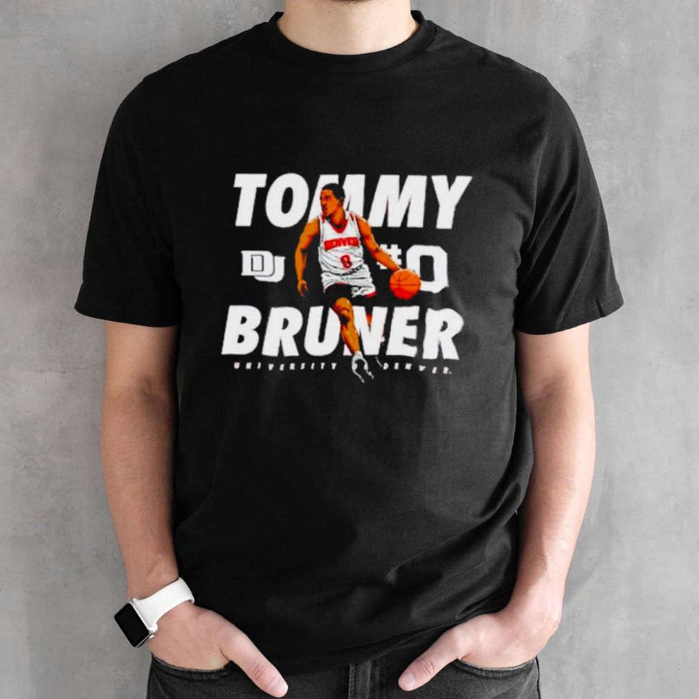 Tommy Bruner Denver Pioneers Guard shirt