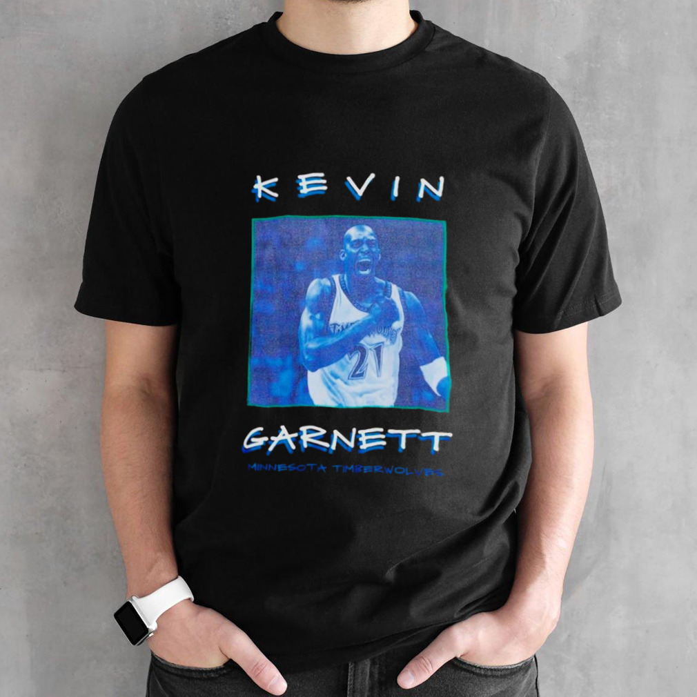 Kevin Garnett Minnesota Timberwolves vintage logo shirt